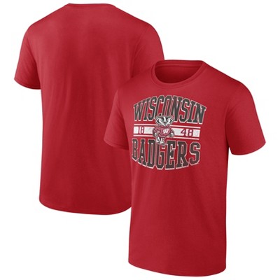 NCAA Wisconsin Badgers Men's Cotton T-Shirt