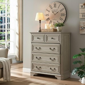 KTMBDW 5 Drawers Dresser for Bedroom, Storage Dressers Organizer for Bedroom, Living Room - 1 of 4