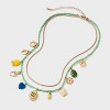Bella Vita and Semi-Precious Quartz Charm Beaded Multi-Strand Necklace - Universal Thread™ Green - 3 of 4