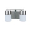 Craftmade Lighting District 2 - Light Vanity in  Brushed Polished Nickel - 4 of 4