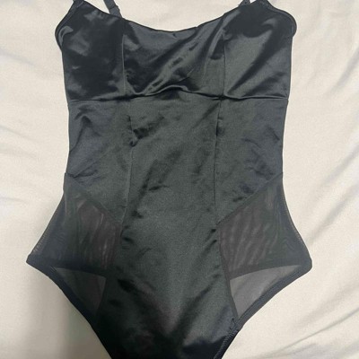 Women's Satin Bodysuit - Colsie™ Black S : Target