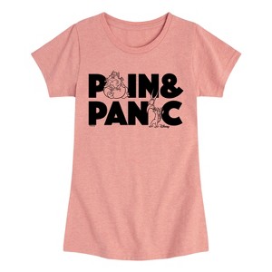 Girls' - Disney Villains - Pain And Panic Fitted Short Sleeve Graphic T-Shirt - 1 of 4
