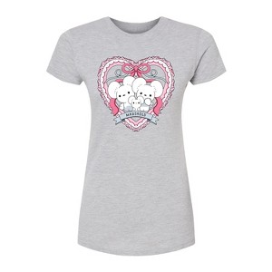 Women's - Pokémon - Maushold 3 Coquette Fitted Graphic T-Shirt - 1 of 2