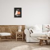 Stupell Industries Happy Halloween Smiling Ghost Pumpkin Black Framed Giclee Art - 2 of 4