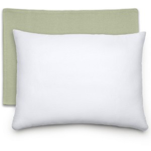 Toddler Pillow with Cotton Pillowcase, 13"x18", Kids Pillow for Sleeping by Comfy Cubs - 1 Pack - 1 of 4