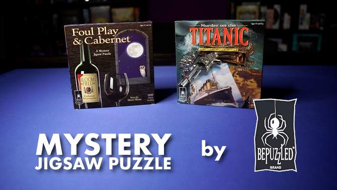 Bepuzzled Classic Mystery: Murder on the Titanic Jigsaw Puzzle - 1000pc, 2 of 10, play video