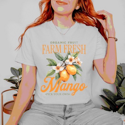 Simply Sage Market Farm Fresh Mango Garment Dyed Tee