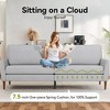 Dyonery 88" Loveseat Sofa, Comfy Couches for Living Room, Modern Oversized Love Seat Sofa, Large Couches for Bedroom Office - 3 of 4