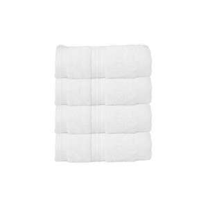 Home Weavers Elegance Essentials 550GSM 100% Cotton Zero Twist Super Absorbent Bath Towel Set - 1 of 4