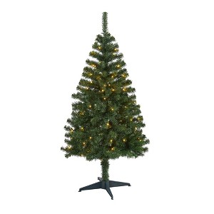 Nearly Natural 5' Northern Tip Pine Prelit LED Artificial Christmas Tree - 1 of 1