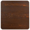 vidaXL Bistro Table - Dark Brown and Black - 19.7 x 19.7 x 29.5 in Engineered Wood and Steel - 4 of 4