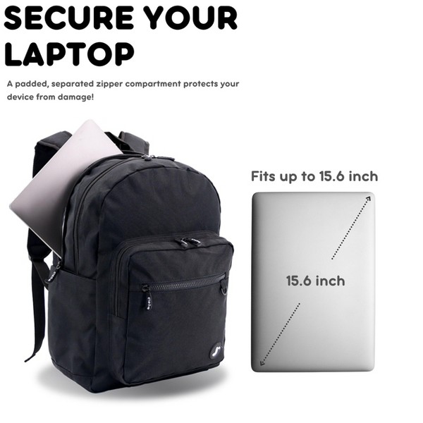 Mochila para laptop para niños J World Zenpack Jr. para escuela y viajes 6