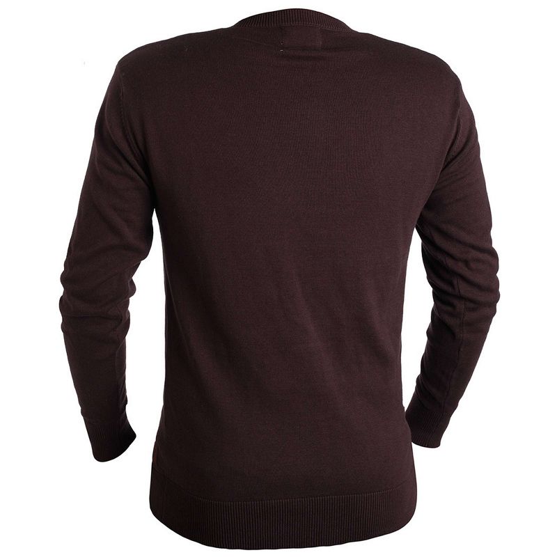 Gallery Seven | Men's Autumn Lightweight V-Neck Sweater, 5 of 7