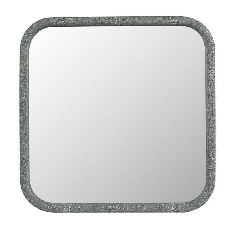 Sofie 23.62"x23.62" Decorative Wall Mirrors With Square PU Covered MDF Framed Mirror-The Pop Home, 1 of 8