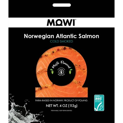 MOWI Mojito Flavored Cold Smoked Norwegian Atlantic Salmon - 4oz