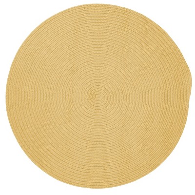 Colonial Mills Boca Raton - Pale Banana 6 Ft round Round Rug Indoor/Outdoor 100% Polypropylene