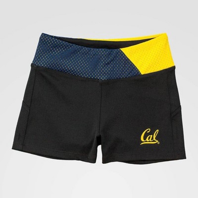 NCAA California Golden Bears Yoga Shorts - Black S