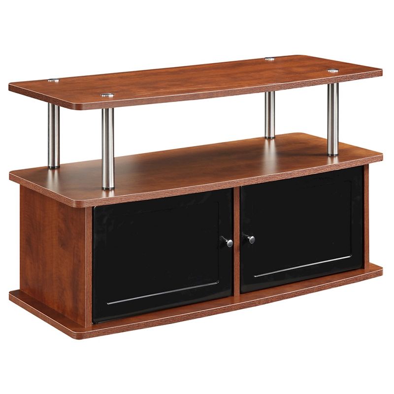 Designs2Go TV Stand for TVs up to 49" with 2 Storage Cabinets and Shelf - Breighton Home, 1 of 4