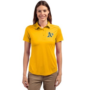Athletics Cutter & Buck Prospect Eco Textured Stretch Recycled Womens Short Sleeve Polo - 1 of 1