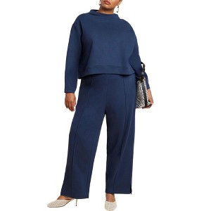 ELOQUII Elements Seam Detail Sweatpant - 1 of 2
