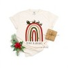 Simply Sage Market Women's Boho Merry and Bright Rainbow Short Sleeve Garment Dyed Tee - 3 of 4