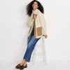 Lands' End Women's Fleece High Pile Quilted Jacket - 4 of 4