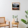 Deny Designs Hannah Kemp Moraine Canoes Framed Wall Art Bamboo - 2 of 3