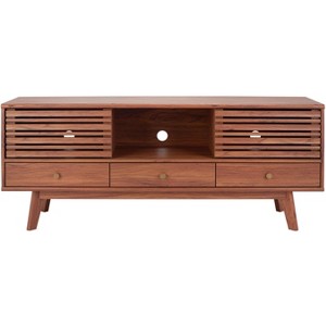 Alatar 3 Drawer 1 Shelf Media Stand - MED9613 - Safavieh - 1 of 4