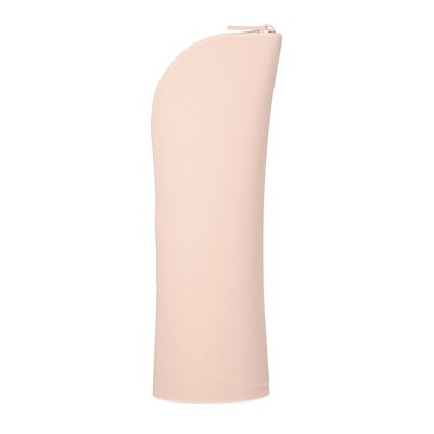 Unique Bargains Portable Stand-Up Silicone Travel Makeup Brush Bag 1 Pc