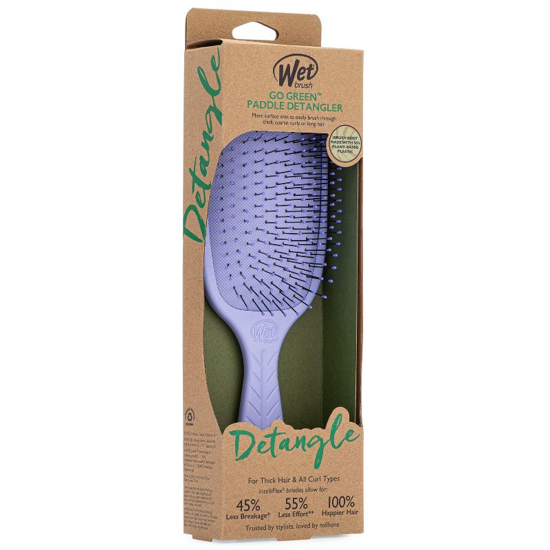 Wet Brush Go Green Paddle Detangler Hair Brush - Lavender, 5 of 10
