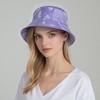 Anna-Kaci Summer Fisherman Hat Outdoor Travel Tie Dye Bucket Hat with Wide Brim Casual Sun Protection - 4 of 4