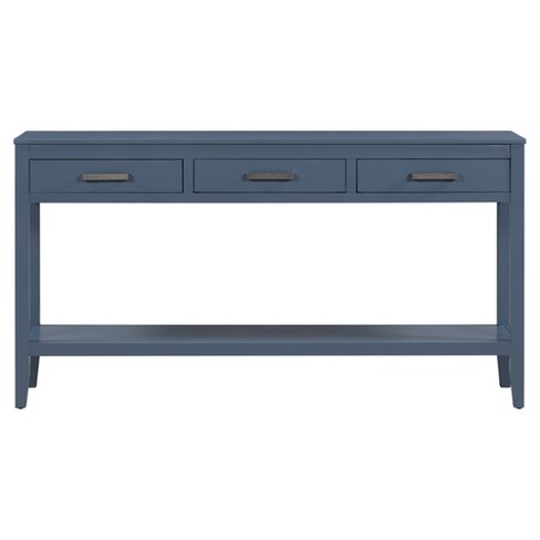 Bella Depot 59.1''W 3-Drawer Console Table with 1 Shelf - image 1 of 4