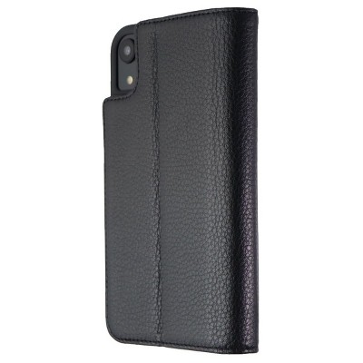 Case-Mate Wallet Folio Series Genuine Leather Case for iPhone XR - Black