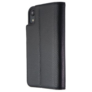 Case-Mate Wallet Folio Series Genuine Leather Case for iPhone XR - Black - 1 of 3