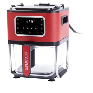 Kitchen HQ 156oz 2-in-1 Glass Air Fryer/Grill System Refurbished - 1 of 2
