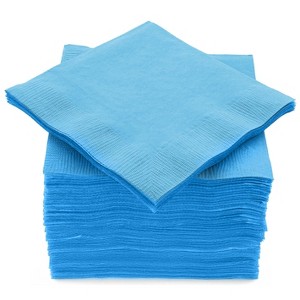 SparkSettings Beverage Napkins, 5” x 5” 2 Ply Paper Napkins, Pack of 100 - 1 of 4