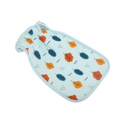 Unique Bargains Double Side Drawstring Shower Gloves 9.25"×5.79" 1 Pc