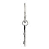 Black Bow Jewelry Stainless Steel & Crystal, Polished & Black Plated 2 Pc Star Key Chain - 2 of 4