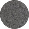 Unique Loom Felt Ball Collection Area Rug - Cloud - 2 of 4