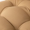 ARTPLAN Seat/Back Outdoor Chair Cushion,Set of 4 Patio Chair Cushion with Tie,Tufted Replacement for Patio Furniture,40x20x4 Inches,4 Count - 4 of 4
