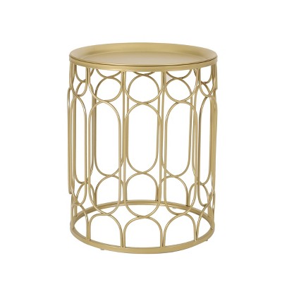 Biljon Modern Glam End Table Champagne Gold - Christopher Knight Home