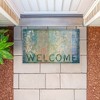 Stupell Industries Rustic Stripe Welcome Printed Outdoor Door Mat, design by Tim Coffey, 18"x30" - 4 of 4