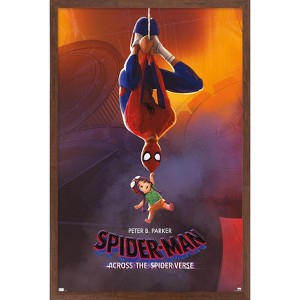 Trends International Marvel Spider-Man: Across The Spider-Verse - Peter Framed Wall Poster Prints - 1 of 4