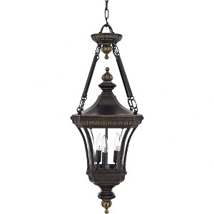 Quoizel Lighting Devon 3 - Light Pendant in  Imperial Bronze - 1 of 2