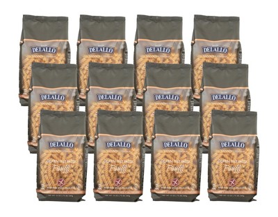 DeLallo Gluten-Free Fusilli Pasta - Case of 12/12 oz