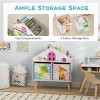 KTMBDW Kids Bookshelf and Toy Organizer, Kids Bookcase for Children Room, Playroom, Nursery, White - 4 of 4
