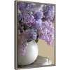 Amanti Art Lilac flowers in White Vase by Anna Miller Danita Delimont Canvas Wall Art Print Framed 16 x 23-in. - 3 of 4