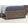 Twin Size Wooden Platform Bed with Headboard for Bedroom - 2 of 4