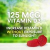 Vitamin D3 Gummies - Extra Strength 125mcg 5000IU Supplement for Adults and Kids - 120 Gummies By Nature's Nutrition - 2 of 4