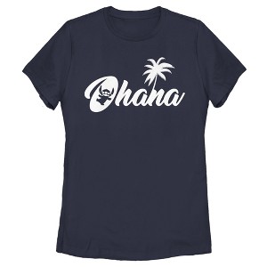Women's Lilo & Stitch Ohana Silhouette T-Shirt - 1 of 4